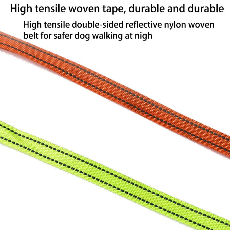 Dual Dog Leash Auto Retractable LED Light Traction Ropes for Dogs Cats Walking Running Training Travel Pet Supplies