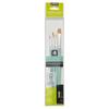 Brushes - Filbert - 4 Assorted Sizes - Acrylic - Synthetic Fiber - Short Handle - Pébéo