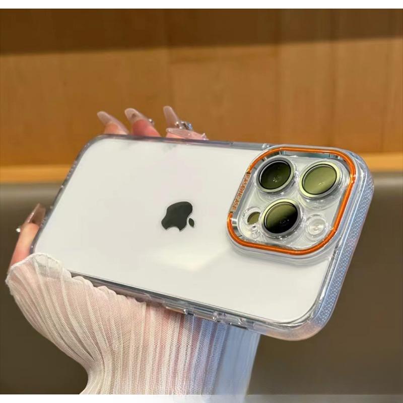 Gefrierpunkt Hochwertige Objektivfolie Geeignet für iPhone 16 Handyhülle Apple 15 Nische Hochtransparente Acryl-Schutzhülle
