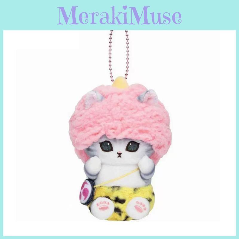 Sweet Japanese Plush Shark Cat Keychain With Extra Soft Filling And Design Unique