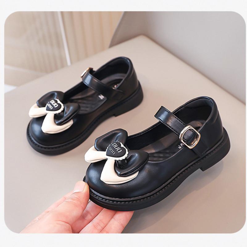 New Girls' Casual Versatile Korean Style Non-slip Soft-soled Performance Leather Shoes