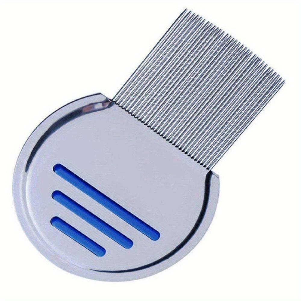 

Stainless Steel Pet Flea Comb for Dogs & Cats - Effective Lice Removal, Tear Stain Cleaner, Grooming and Detangling Tool 1PC