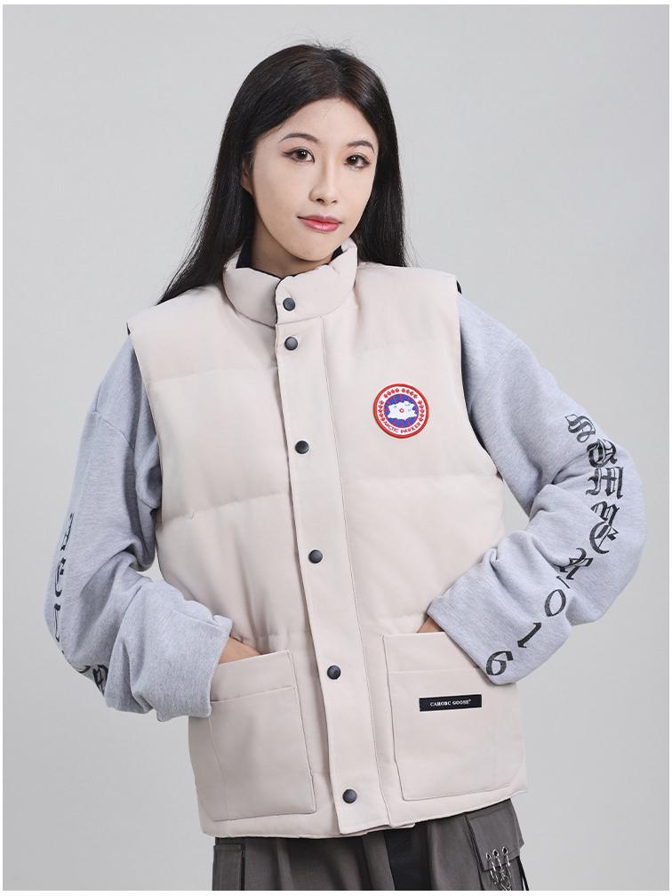 2025 Unisex Lockerer Schnitt Koreanischer Stil Herbst/Winter Daunen Arbeitsweste