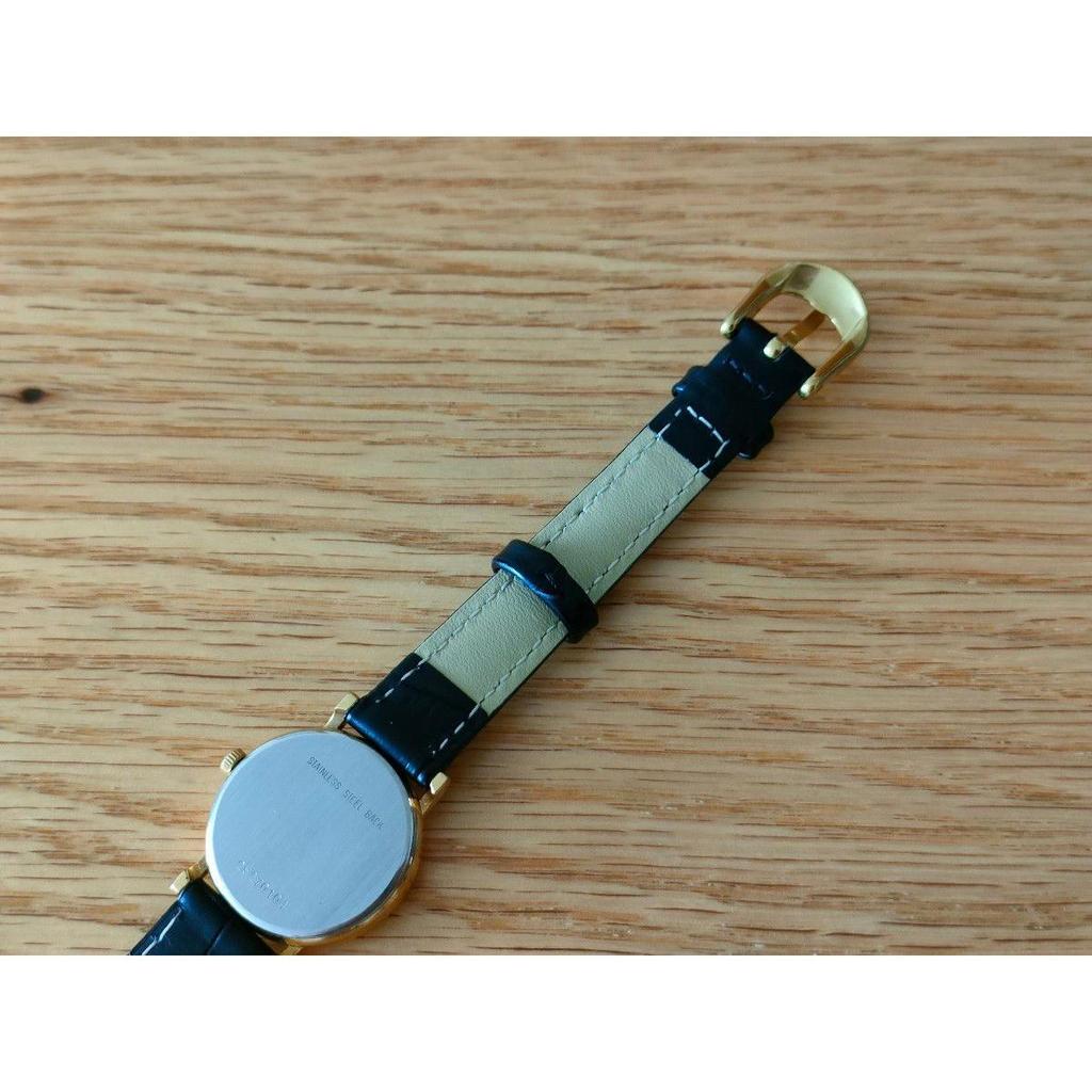Used LONGINES Quartz Presence watch gold belt replaced