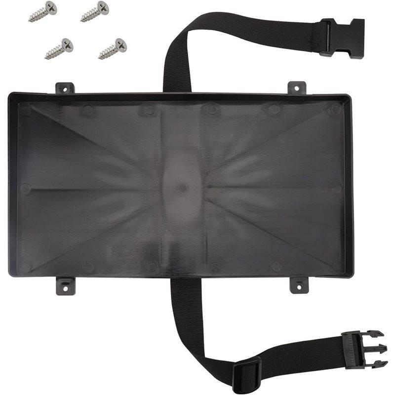 WF-For Boat Compatible Group 27 Battery Tray, For Automotive, Marine, Rv, Series With Strap Battery Mounting System