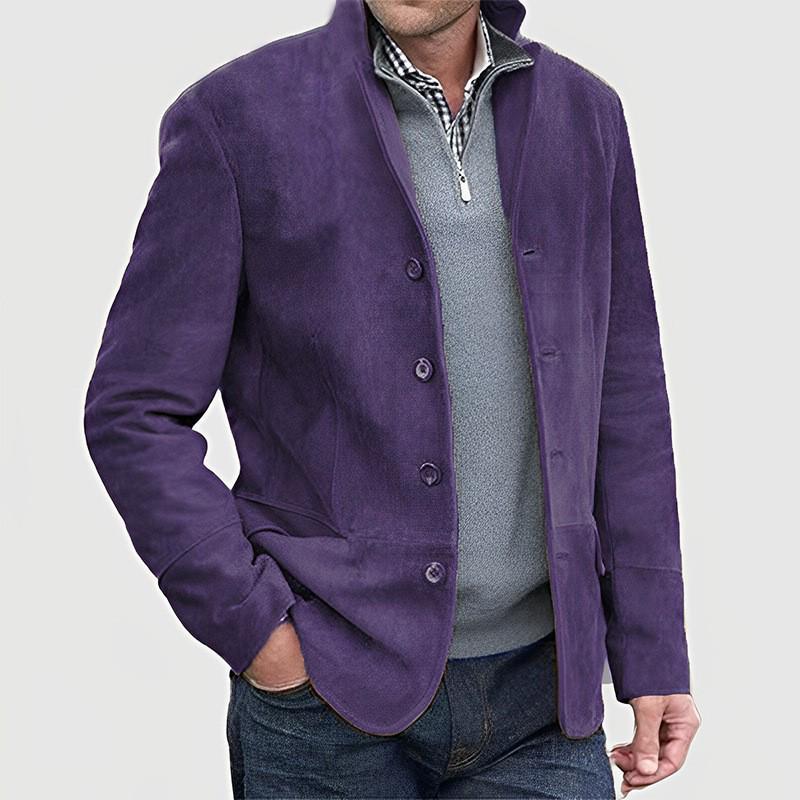Heren Retro Reversjasje - Europese & Amerikaanse Stijl, Herfst-Winter Casual Pak
