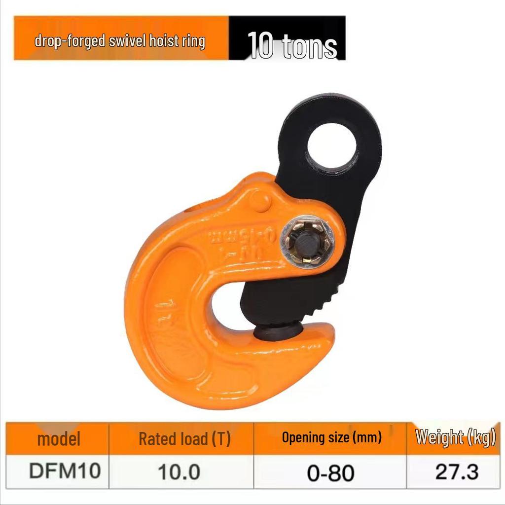 5T Alloy Steel Lifting Clamp: Horizontal, Vertical & Flat Lifting for Steel Plates