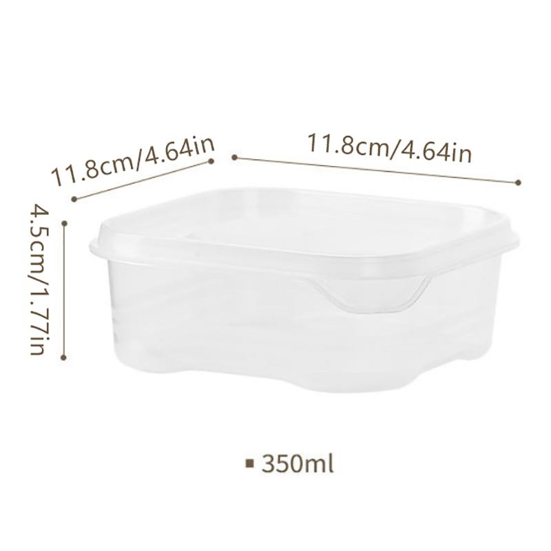 1/3/5/10pcs Refrigerator Box Frozen Meat Sub-Package Fresh-Keeping Box Freezer Kitchen Storage Sub-Grid Food-Grade Sealed Boxes
