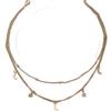 Simple Double Layer Moon Star Pendant Clavicle Necklace For Women