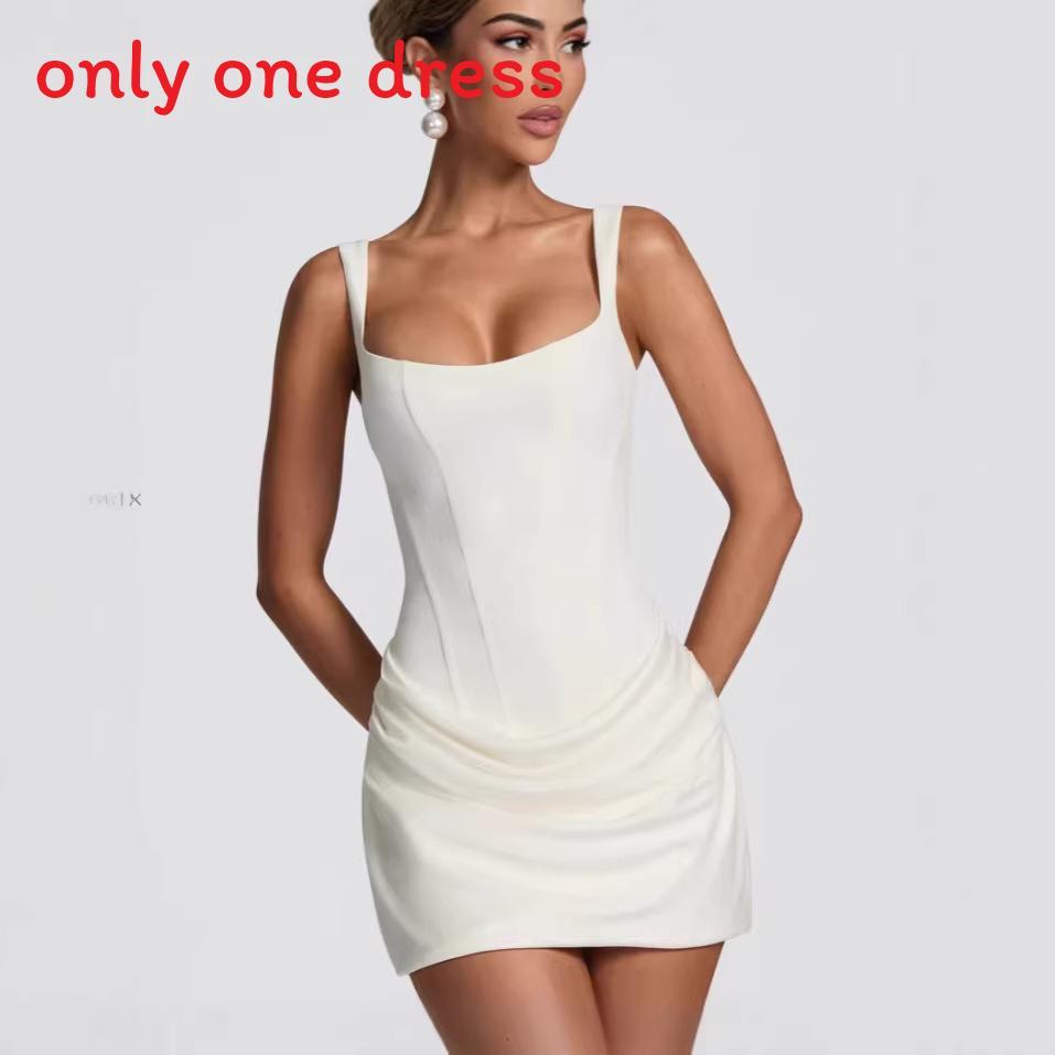 Sexy Sleeveless Wrap Dress With High Waist For Streetwear Fashion