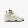 Air Jordan 5 V Retro GS Sail Coconut Milk Black Big Kids Youth FQ3682-100