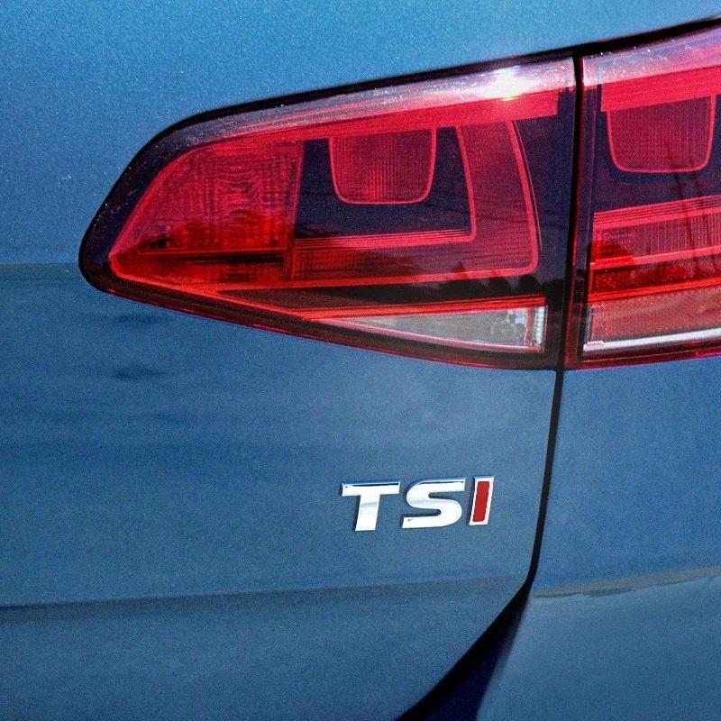 3D kovové znaky s písmeny TSI na zadní kufr, nálepky, dekály, styling auta pro VW Polo Golf 5 6 7 CC Passat B5 B6 Bora Volkswagen