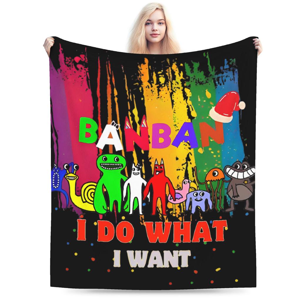 Bittergiggle Garten Of Banban Blanket Gaming Flannel Throw Blanket Summer Air Conditioning Printed Soft Warm Bedspreads
