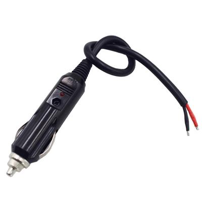1Pc 15Cm 12V-24V Auto 10A Männlichen Auto Zigarette Leichter Led Buchse Stecker Stecker Adapter