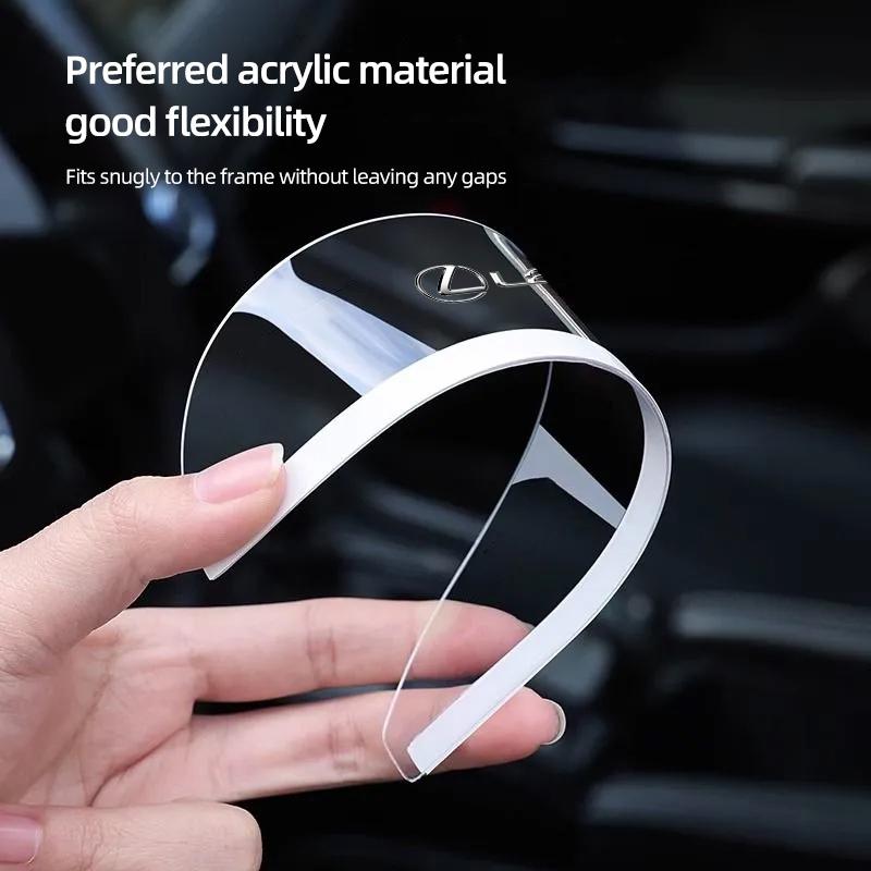 Car Rearview Mirror Rain Eyebrow Rainproof Cover Tire Valve Cap For Lexus F SPORT ES LM GS IS NX RX LC IS250 IS430 RX300 ES300H