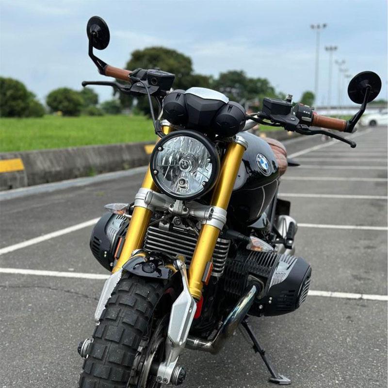 For BMW R18 R9T R NINE T Motorcycle Bar End Side Mirror Retro Rearview Mirror Handlebar Rearview CNC Aluminum Moto Accessories