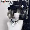 Toptan Özel Yapım Kişiselleştirilmiş Kadın Harajuku Gotik Lolita Bere Şapka Y2K Kız Melek Kanadı Köpek Köpek Pati El Yapımı Güneş Şapkaları