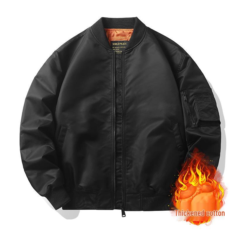 Spring & Autumn MA-1 Men's Pilot Jacket: Loose Fit Flight Style