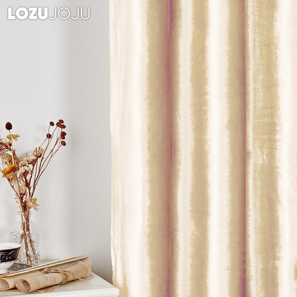 1PC LOZUJOJU 70-80% Blackout Italian Velvet Solid Color Versatile Curtains for Living Room Bedroom Home Decor