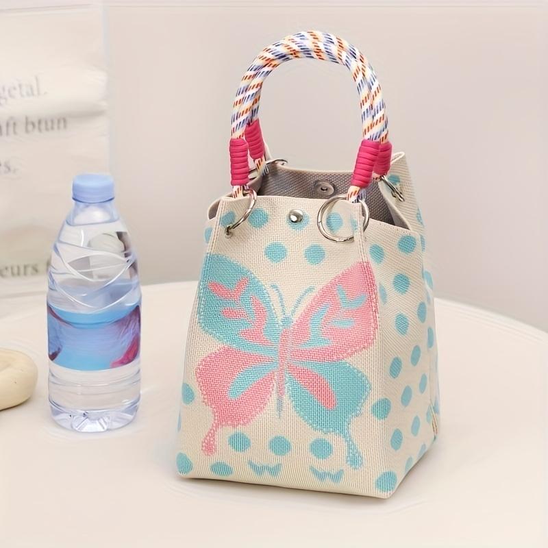 Foldable Large Capacity Casual Chic Tote For Everyday Use, Durable Polyester, Vintage Handbag, Travel Bag, Stylish Accessory, Bucket Bag