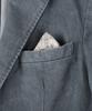 Panicale Blue Stone Washed Cotton Jacket
