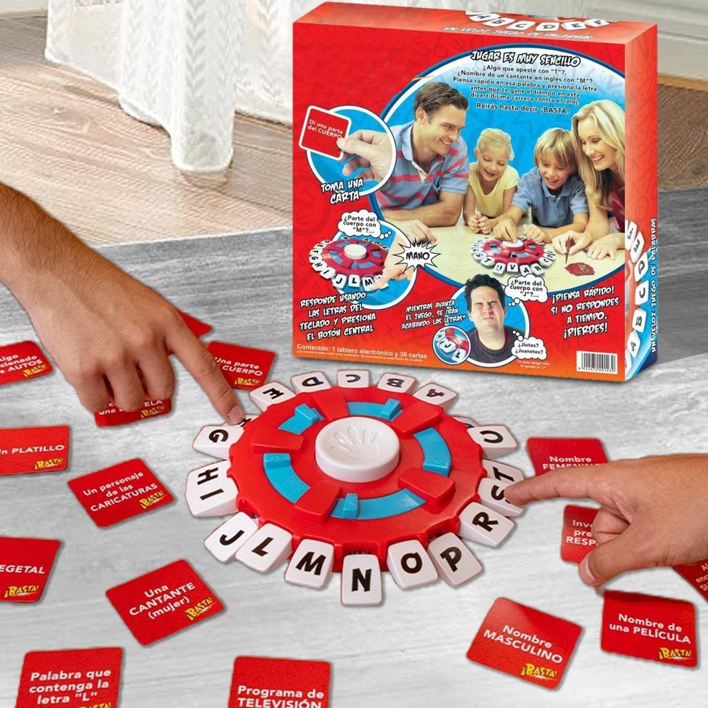 New Spanish Board Games Fast-Paced Family Table Game The Quick Thinking Letter Pressing Family Word Interactive Games