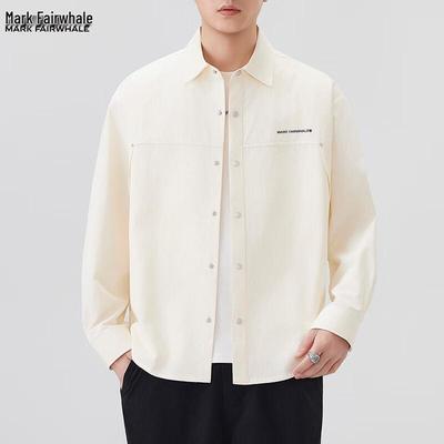 Men's Solid Long Sleeve Casual Shirt