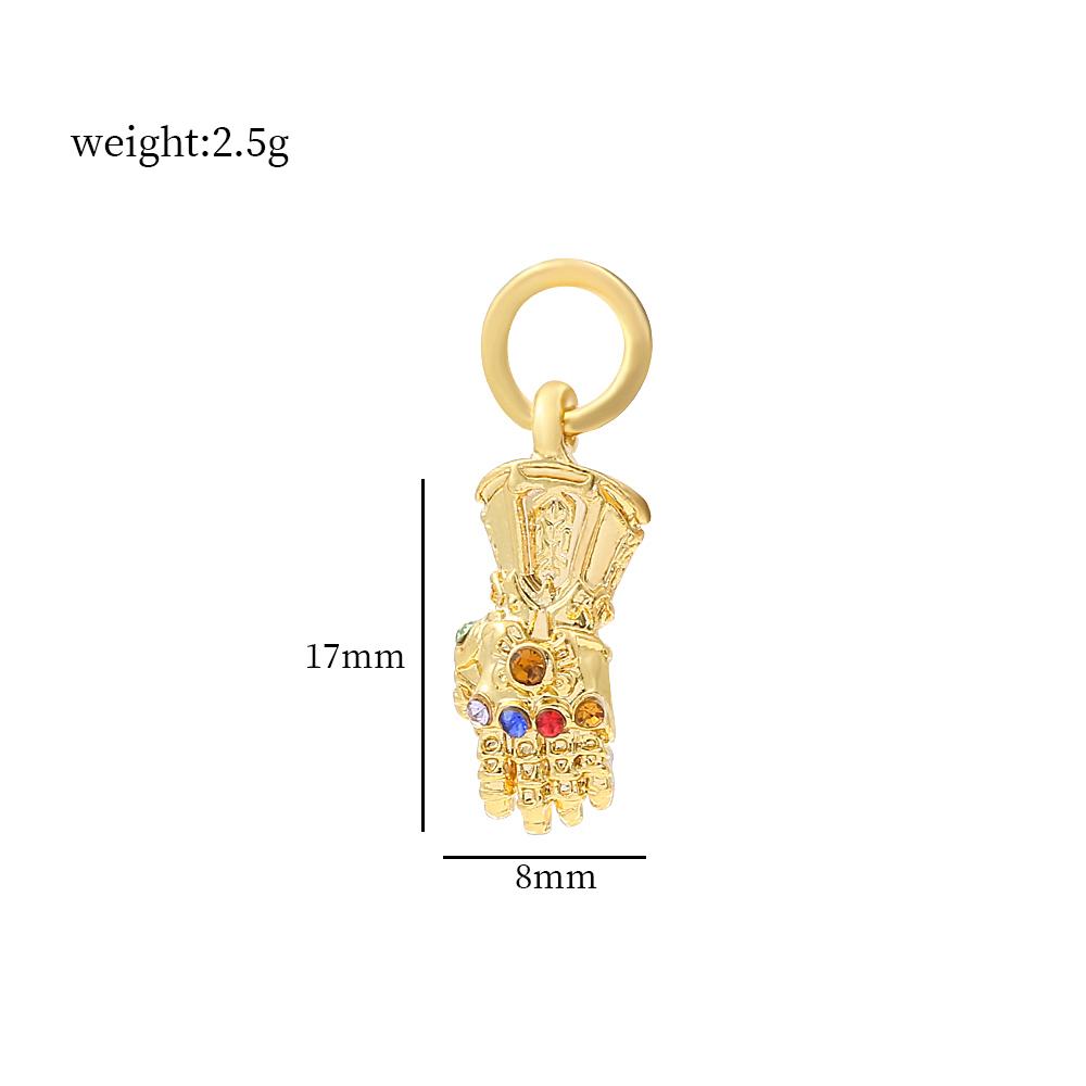 Bracciale con Charms per Figure di Film Perline Ciondolo Fai da Te Avengers Iron Man Spiderman Charms per Realizzazione Manuale Gioielli Accessori
