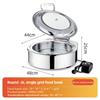 Hydraulic Flip Stainless Steel Buffet Stove Touch Control Electric Heating Breakfast Stove Hotel High-end Buffet Insulated Stove