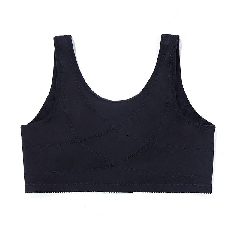 Damen-BH in Übergröße, volle Abdeckung, Spitzenunterwäsche, kabellos, Frontverschluss, bequeme Unterwäsche für Mütter, 0XL-5XL, Unterhemden, Tops