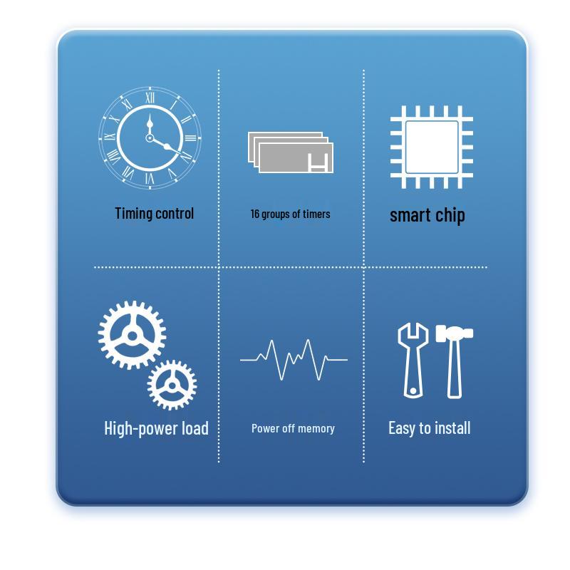 220V Single-Phase Household Timer Switch KG316T Light Controller