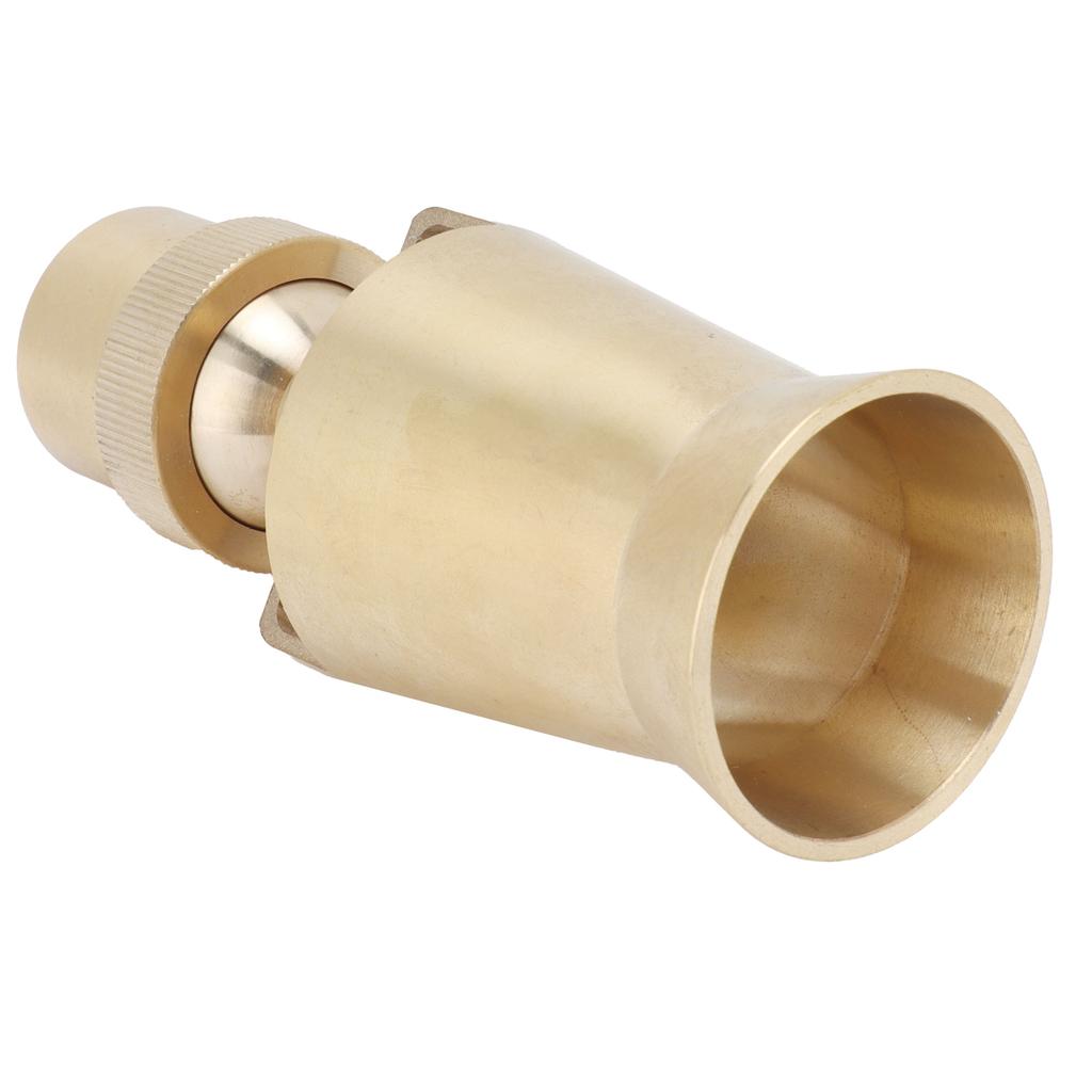 Brass Ice Tower Cedar Water Fountain Nozzle Spray Head Pond Sprinkler
