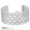 Vintage Titanium Steel Bracelet Hollow Gold Decoration