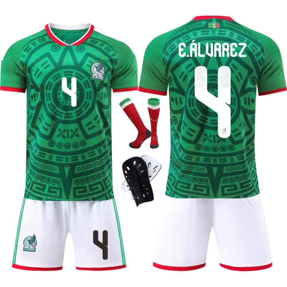 2627 Weltmeisterschaft Mexiko Heimtrikot Nr.. 4 9 Raul Nein. 11 Kinderanzug neues grenzüberschreitendes Fußballtrikot