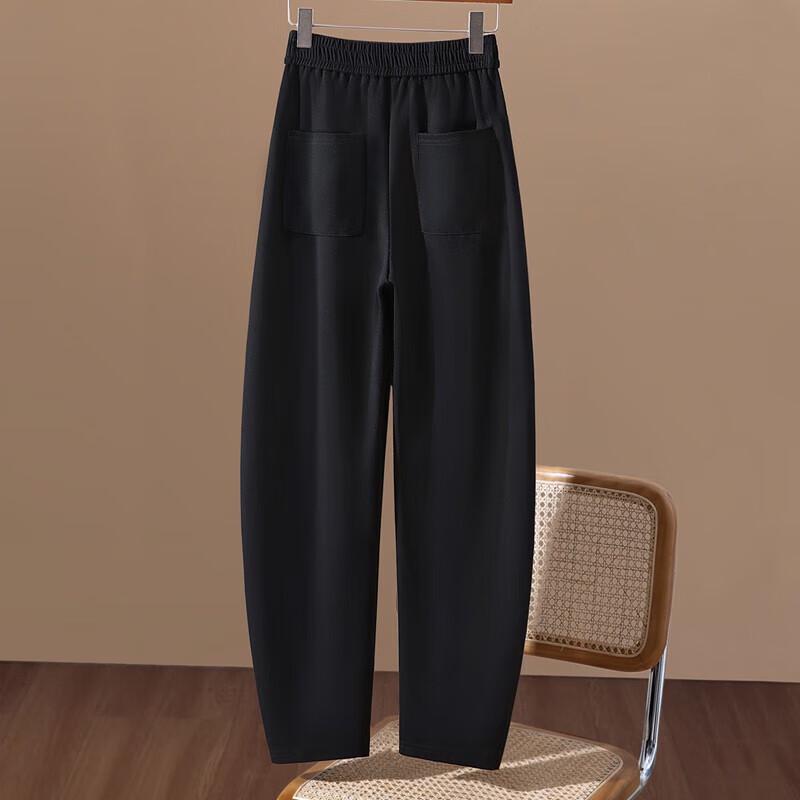 Women's Elastic Waist Scythe Casual Pants