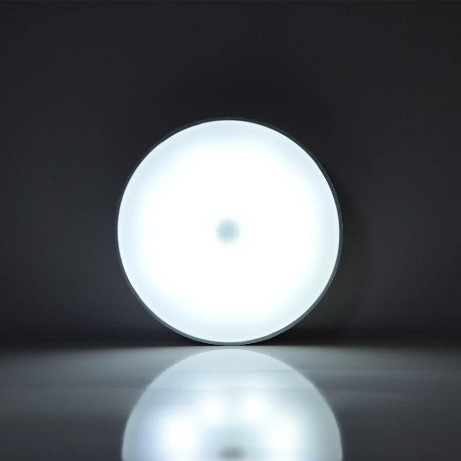 8PCS night light with motion sensor, USB charging light for cabinets and ladders, wireless, wake up at night, children's room