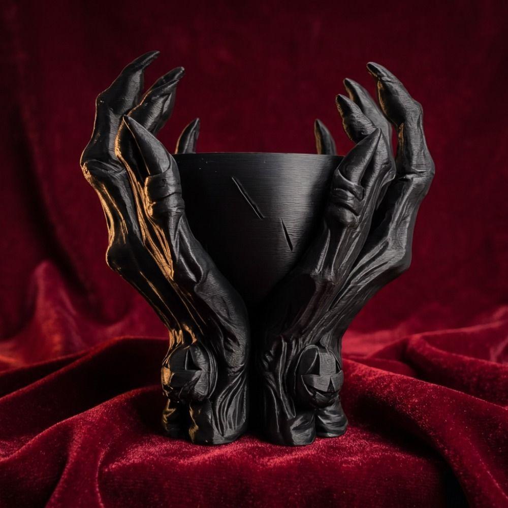 Ornaments Skeleton Claw Statue 3D Printed Halloween Decorations Home Decor Desktop Decoration  Gift