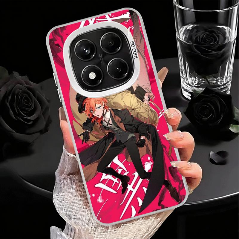

Bungo Stray Dogs Double Black Soft Phone Case for Xiaomi Redmi Note 13 14 15 Pro Plus 12S 12 11S 11 11T 10S 10 Shockproof Cover Redmi Note 15 Pro 5G