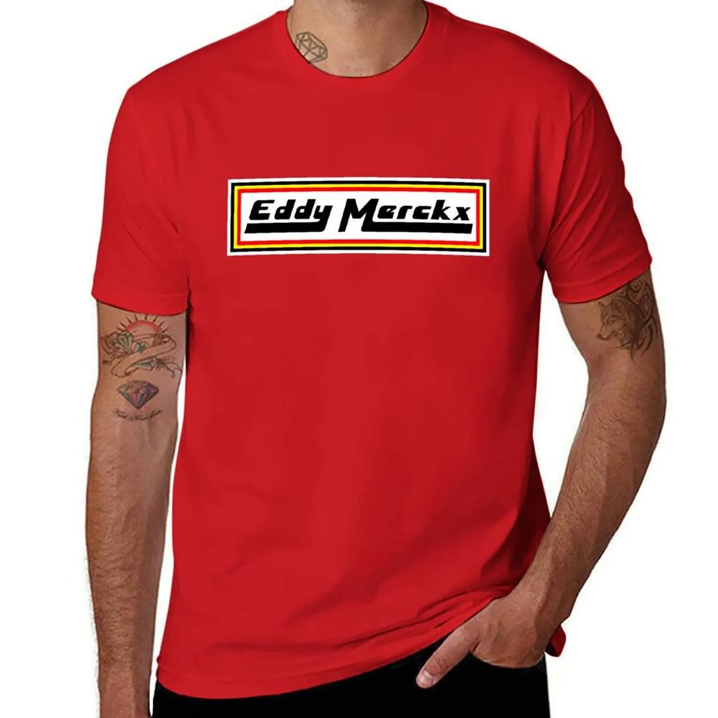 Eddy Merckx Belgium T-Shirt Cute Tops Customs Mens T Shirt Graphic