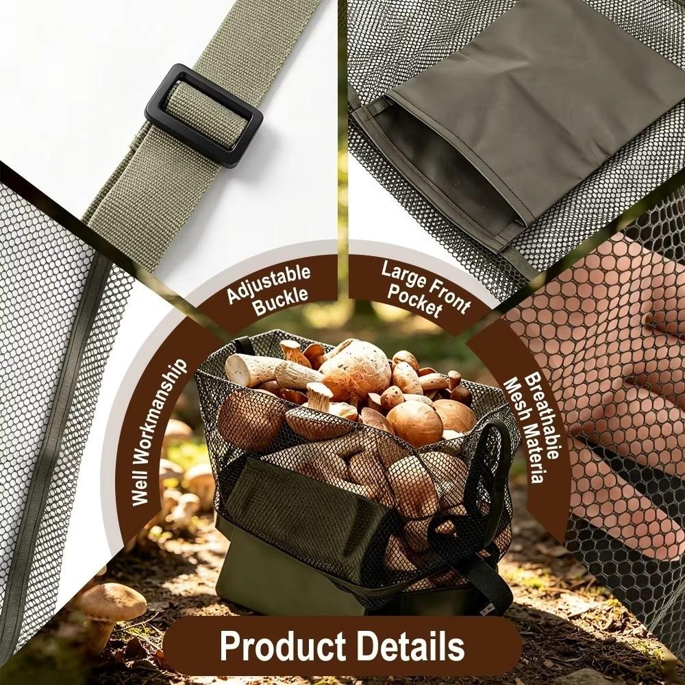 Multifunktionale Outdoor-Pflücktasche Für Obsternte Pilzjagd Markteinkauf