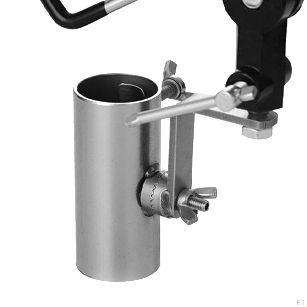 Adjustable Sea Fishing Pole Bracket Tool Support Stand Metal Portable Lightweight Universal
