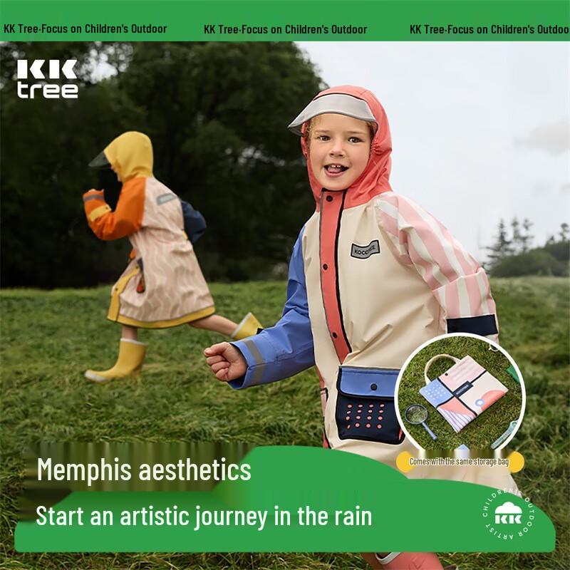 Kocotree Kids One-piece Rain Suit with Backpack Space