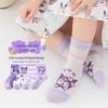 Girls' Summer Breathable Pure Cotton Mesh Socks - Lightweight & Short for Children