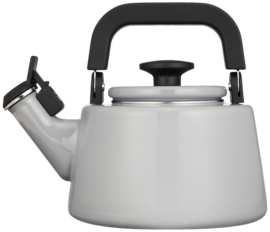 IRIS PLAZA Induction Fuefuki Light Kettle, Compatible, Style, Gray, 2.1L, Cotton, CTN-2.1WK.LG