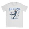 Ilia Malinin Cartoon Poster Cotton T Shirt For Adult Beach Aesthetic TShirts O Neck Trending Tee Shirt Oversized Design Tops