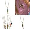 Summer Sea Charm Jewelry Copper Necklace with 6 Color Selection for Women Stylish Girls Collarbone Chain Gift