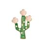 Pearl Brooch: Shell, Coconut Tree, Cactus, Pineapple, Pumpkin Carriage Badge