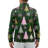 Men's Loose Casual 1/4 Zip Sweatshirt Fashion Printed Long Sleeve Top With Pockets