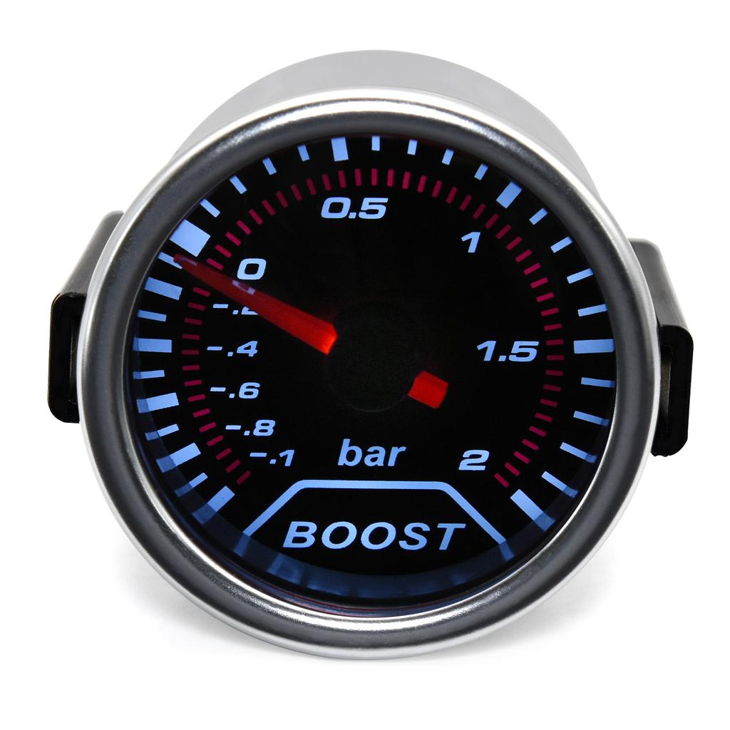 AD 52mm Bar PSI White Led Light Pressure Turbo Boost Gauge Meter 12V Car Motorcycle Auto Accessories Turbo Pressure Gauge