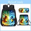 Pokemon Pikachu Childrens School Backpack With Lightweight Oxford Fabric For Elementary Students